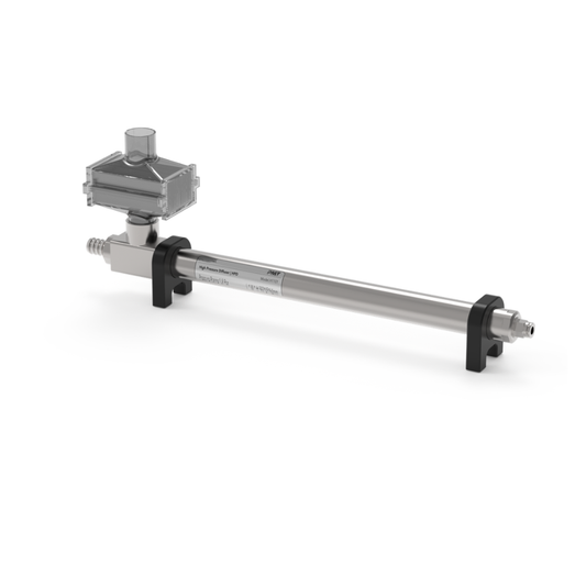 Hochdruck-Diffusor Micronview für Druckgasproben