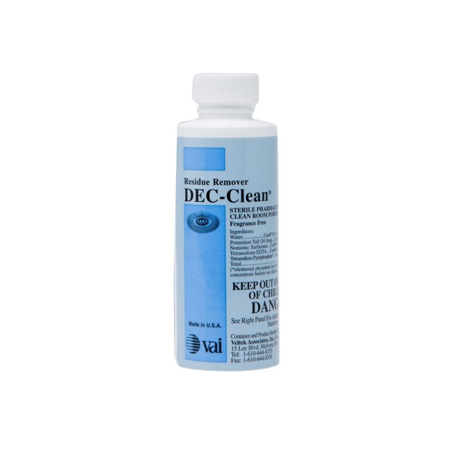 DEC-CLEAN® entfernt Rückstände auf Oberflächen